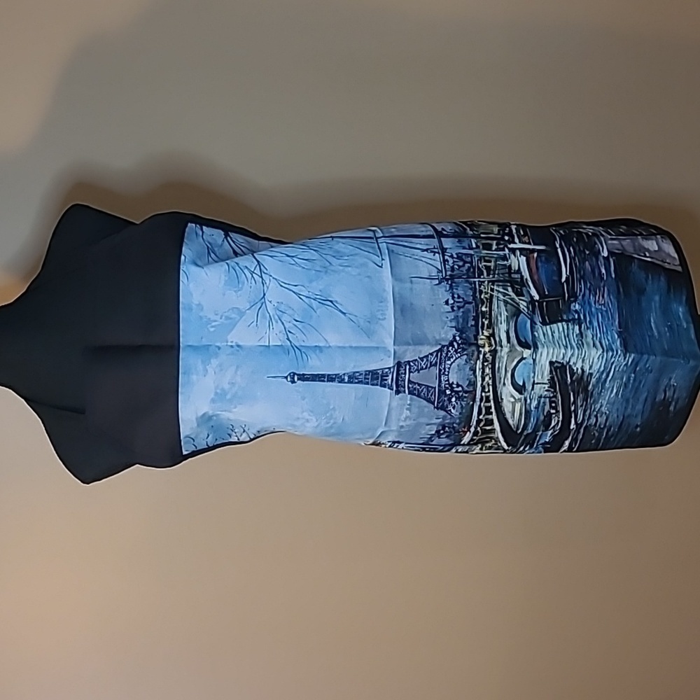 PARIS Themed Bib Apron Including The Eiffel Tower